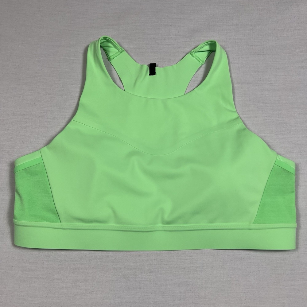 Brooks Women's Drive 3 Pocket Run Bra Size 40 C/D Bright Green Athletic Sports - Picture 13 of 13